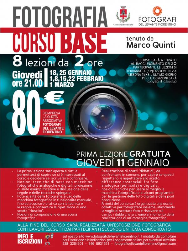 Corso base di fotografia 2018