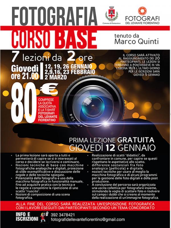 Corso base di fotografia