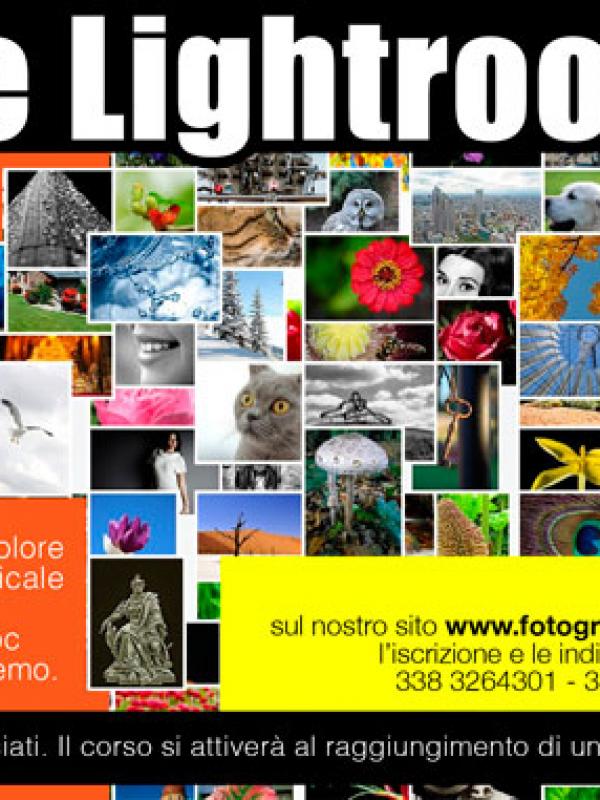 Corso intensivo Adobe Lightroom